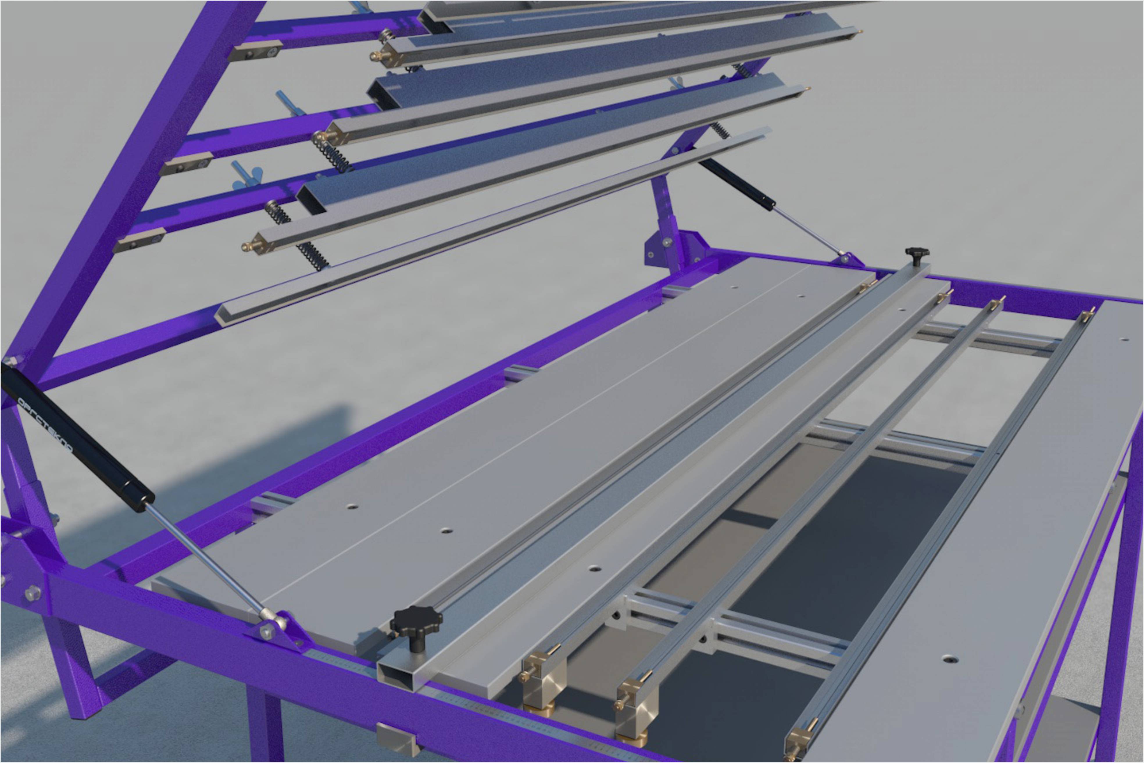 Построение линий для производства изделий из пластика методом термической гибки.
